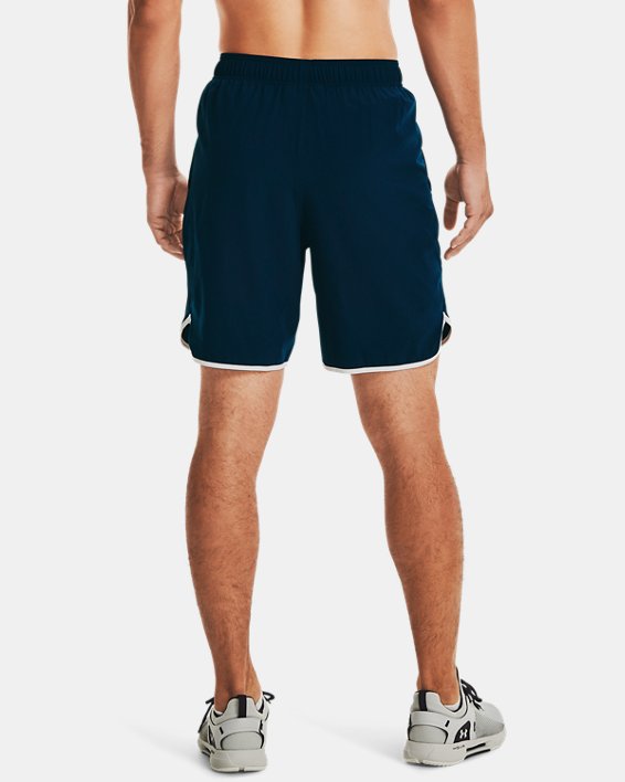 Men's UA HIIT Woven Shorts, Navy, pdpMainDesktop image number 1